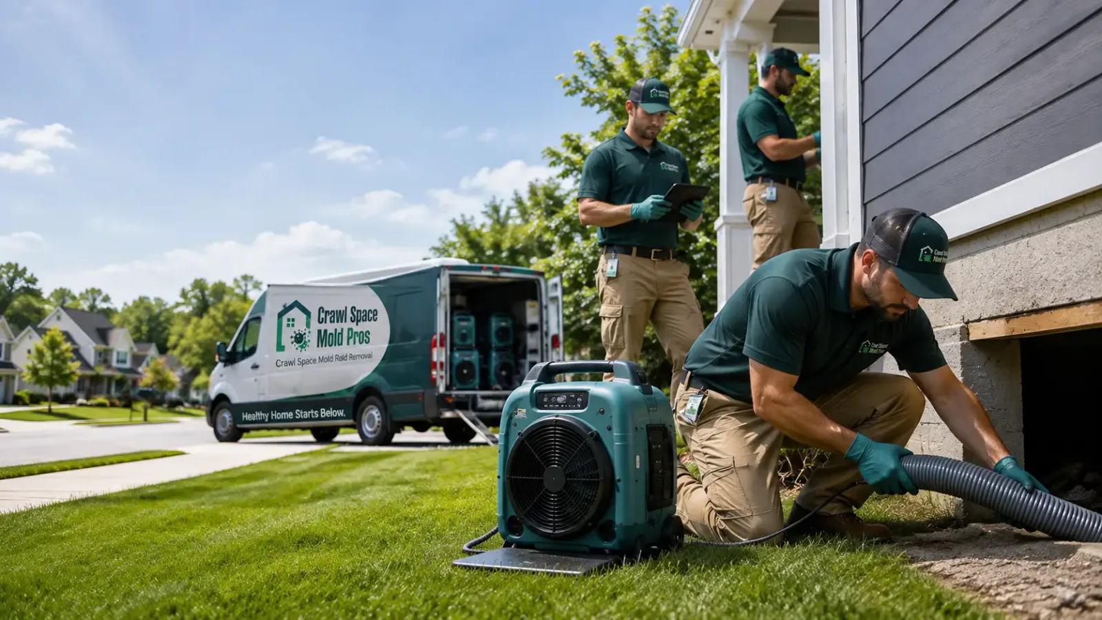 Crawl Space Mold Removal in Winters, CA